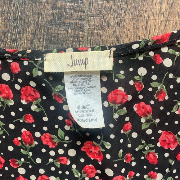 Rose patterned Jump Blouse - Picture 3 of 3